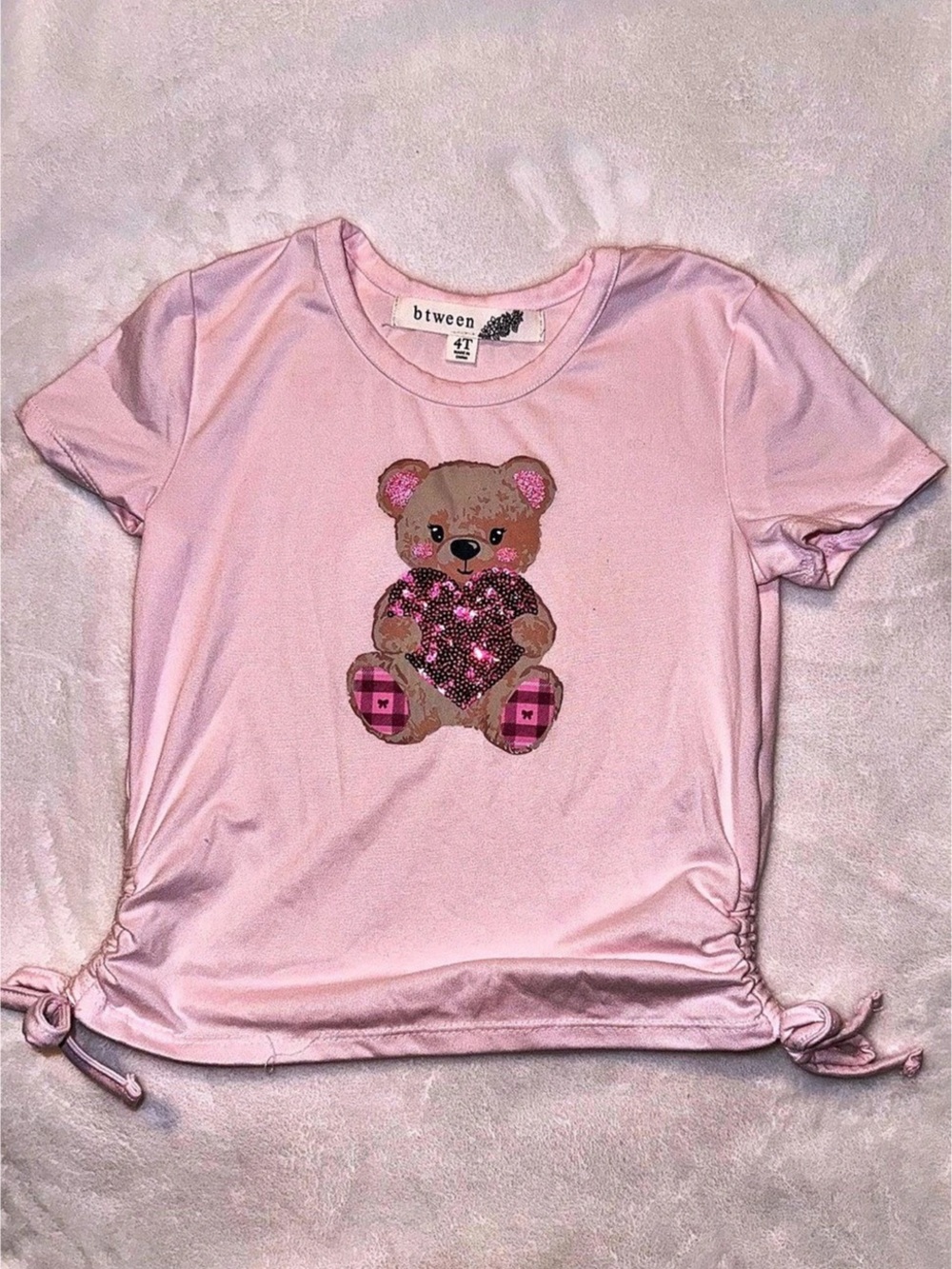 Sweet & Sassy Girls Pink Short Sleeve Tee Size 7